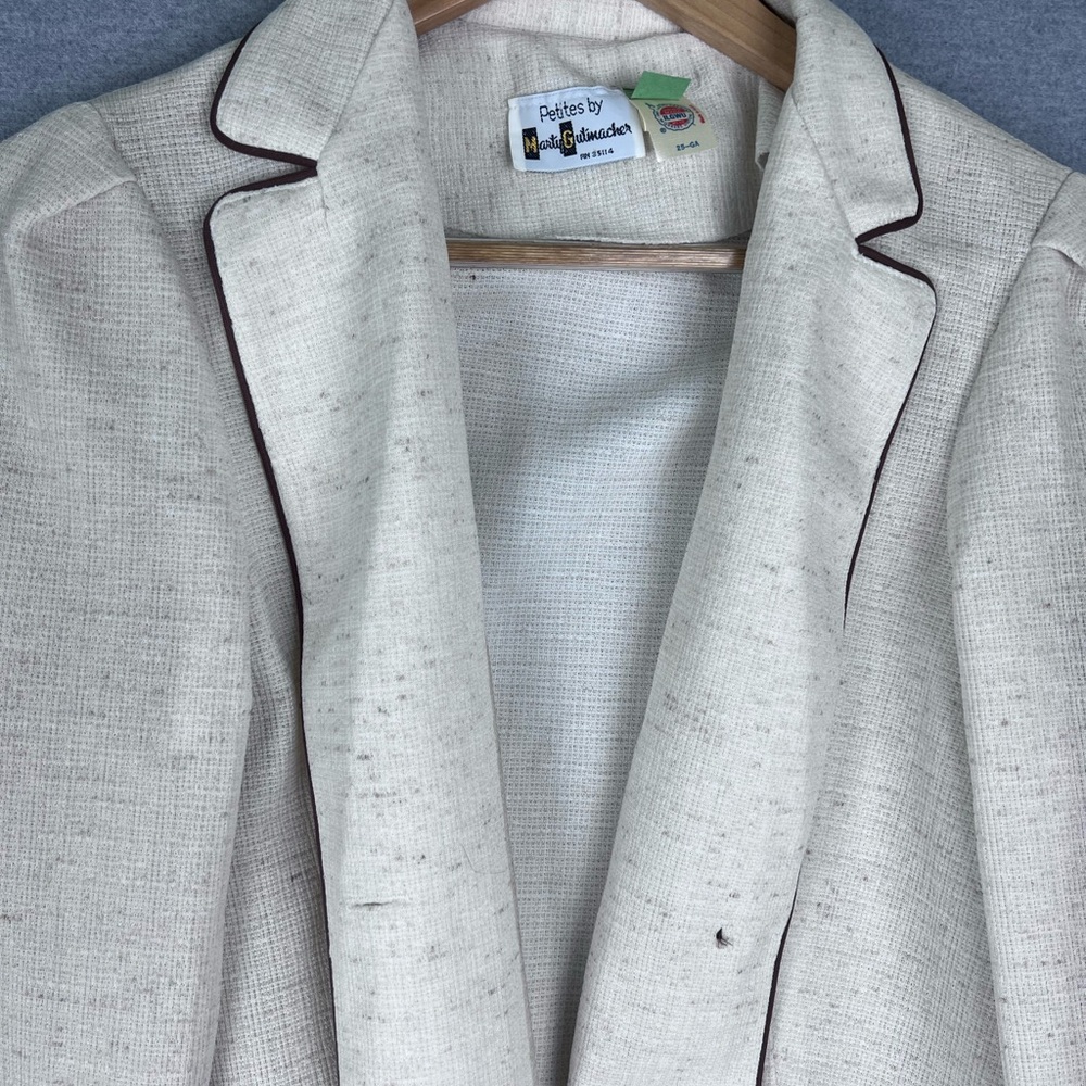Vintage Petites By Marty Gutmacker‎ Womens Jacket NWT Size 10P 60s 70s